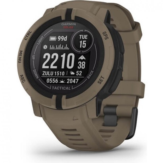 Часы-навигатор GARMIN INSTINCT 2 SOLAR TACTICAL EDITION коричневый 010-02627-04 Часы-навигатор GARMIN INSTINCT 2 SOLAR TACTICAL EDITION коричневый 010-02627-04
