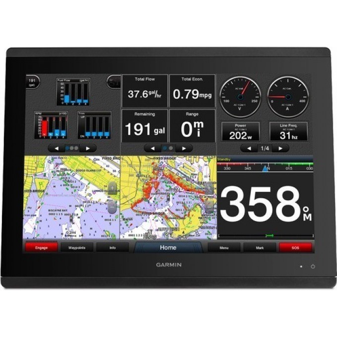 Эхолот GARMIN GPSMAP 8417 MFD - многофункциональная приборная панель с сенсорным экраном 17” 010-01510-00 Эхолот GARMIN GPSMAP 8417 MFD - многофункциональная приборная панель с сенсорным экраном 17” 010-01510-00